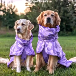 Breatheshield™ Dog Raincoat - Camo Purple