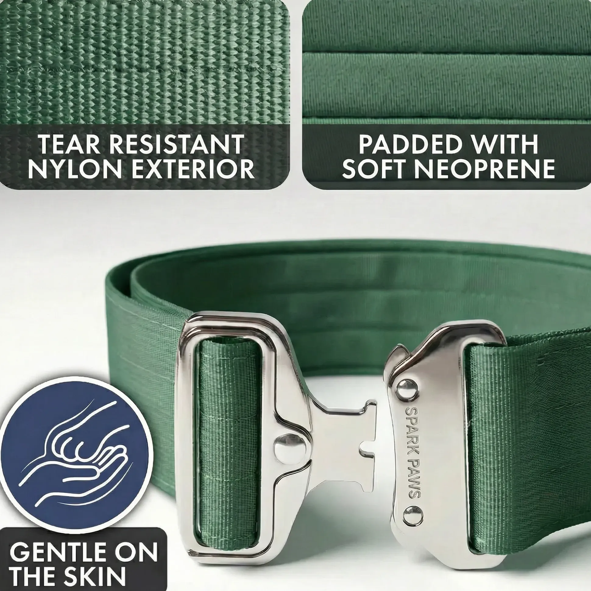 Comfort Control Collar and Multipurpose Leash Set - Green
