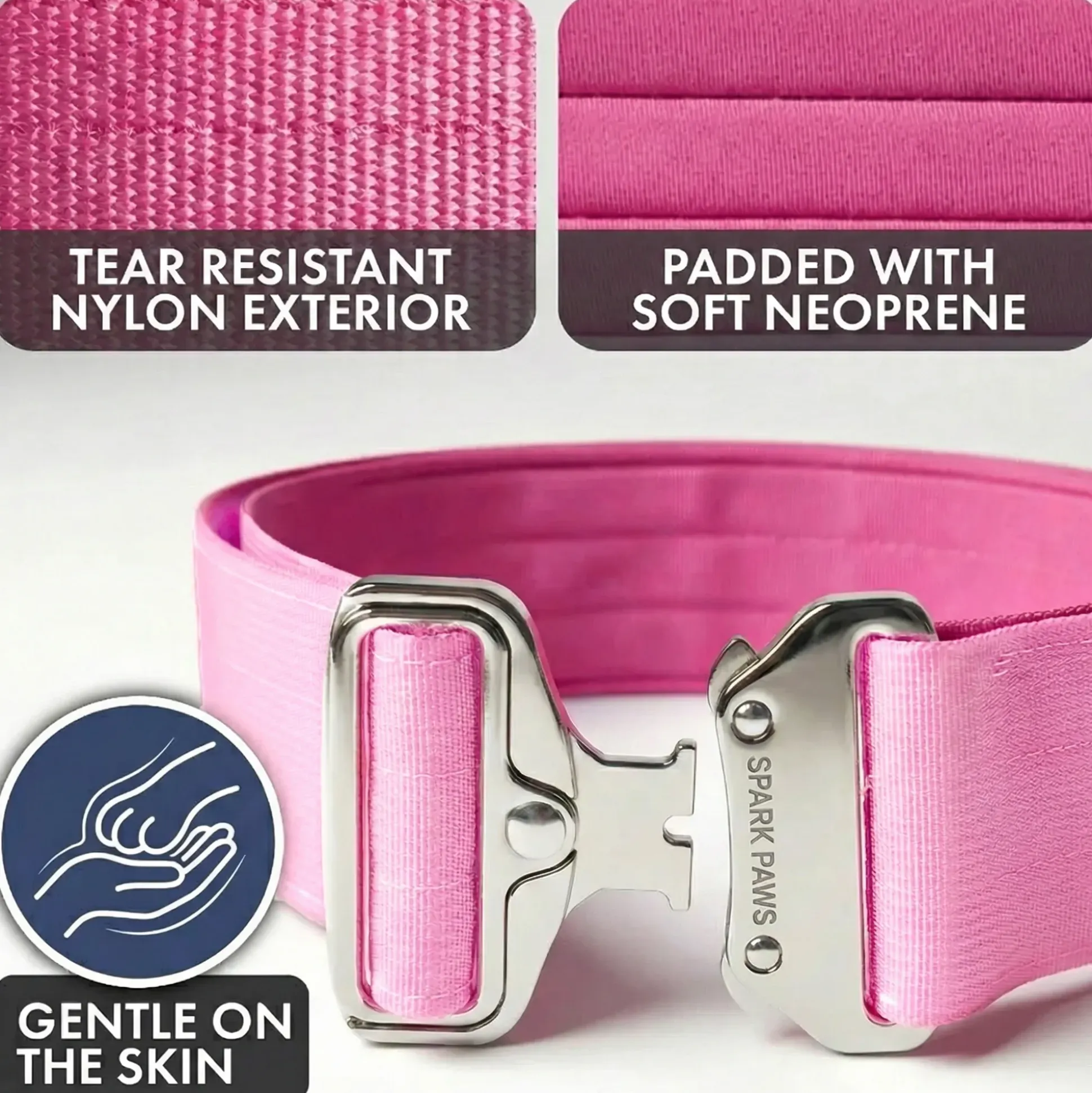 Comfort Control Collar and Multipurpose Leash Set - Pink