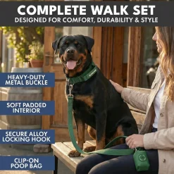 Comfort Control Collar Set - Army Green