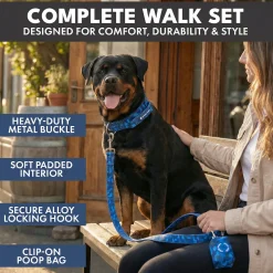 Comfort Control Collar Set - Blue Camo