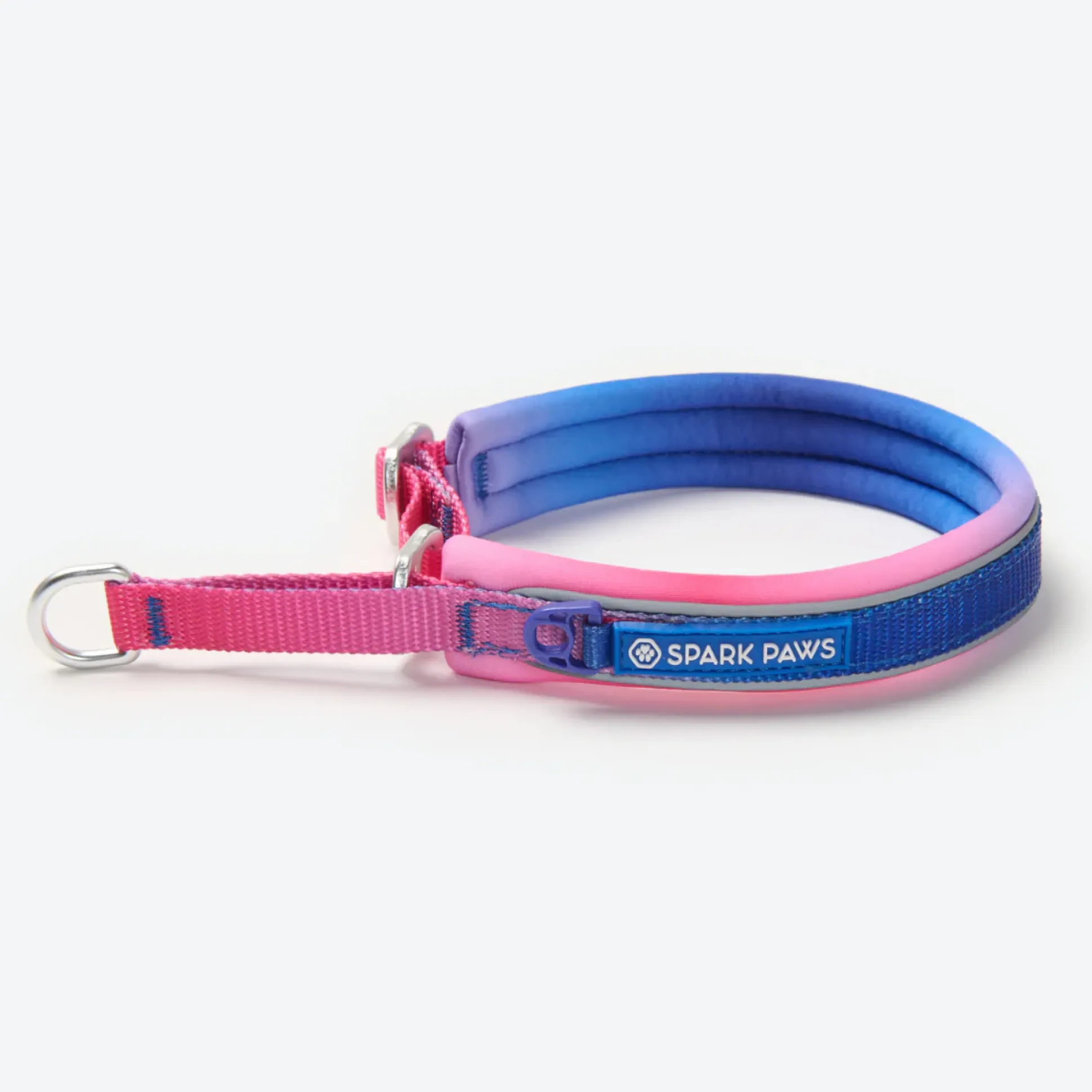 Cushioned Martingale Collar - Snow Cone