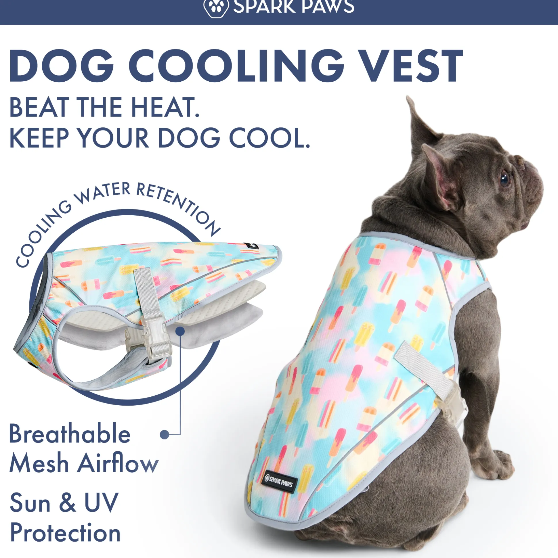 Dog Cooling Vest (2-pack) - Cherries & Popsicles
