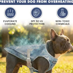Dog Cooling Vest (2-pack) - Ice Blue & Tropical Storm