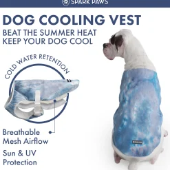 Dog Cooling Vest (2-pack) - Ice Blue & Tropical Storm