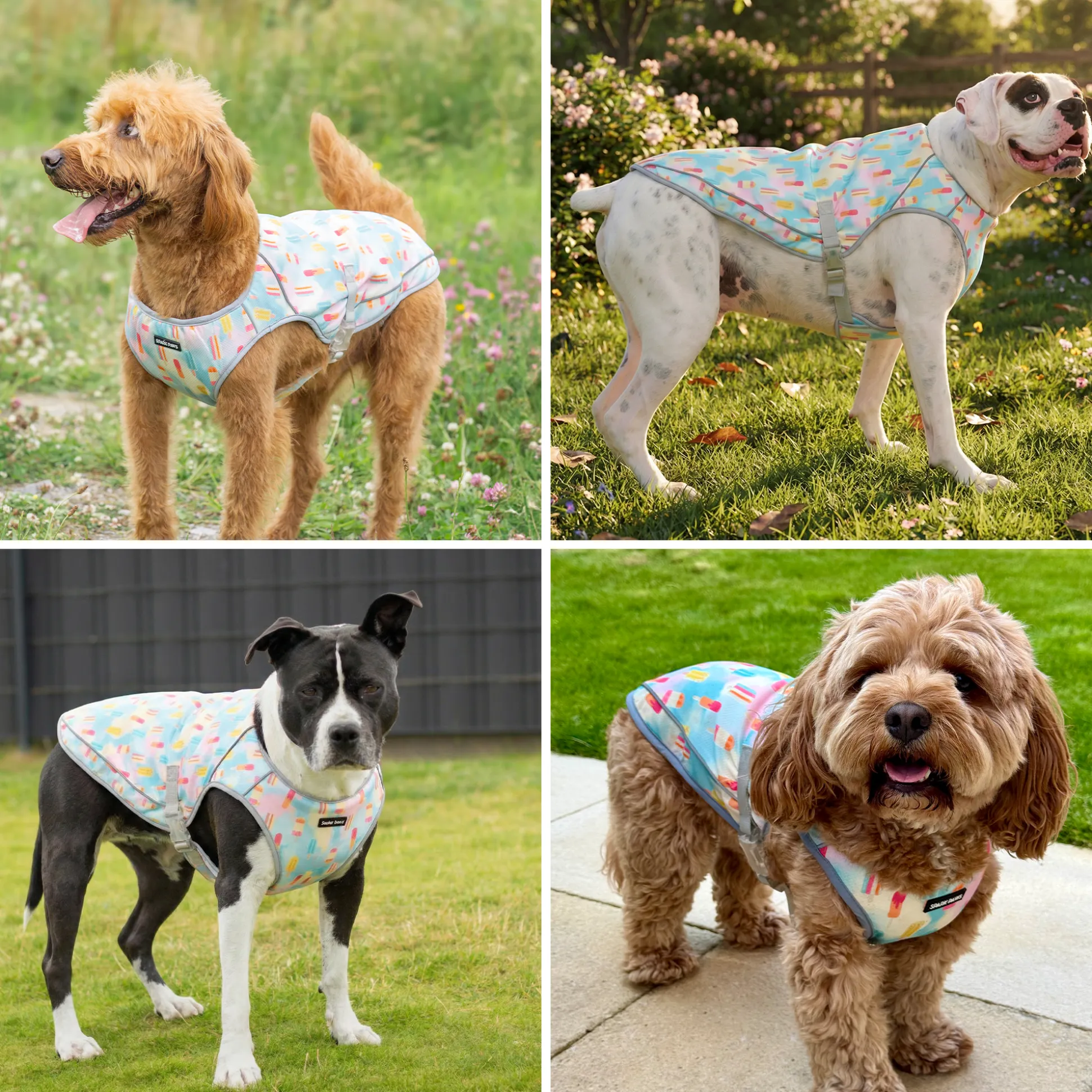 Dog Cooling Vest - Popsicles