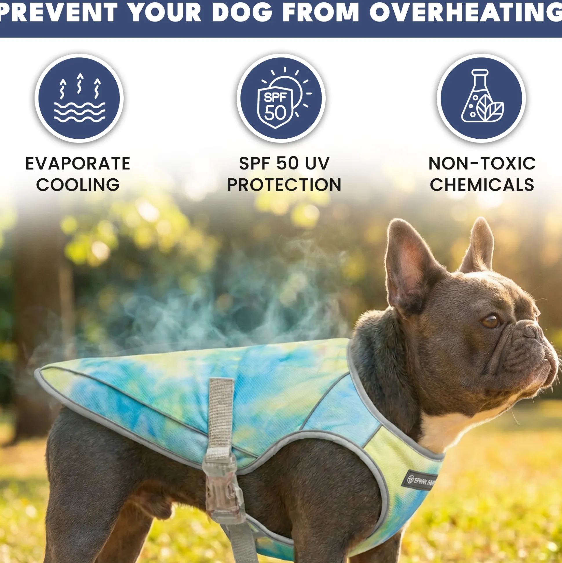 Dog Cooling Vest - Tropical Storm