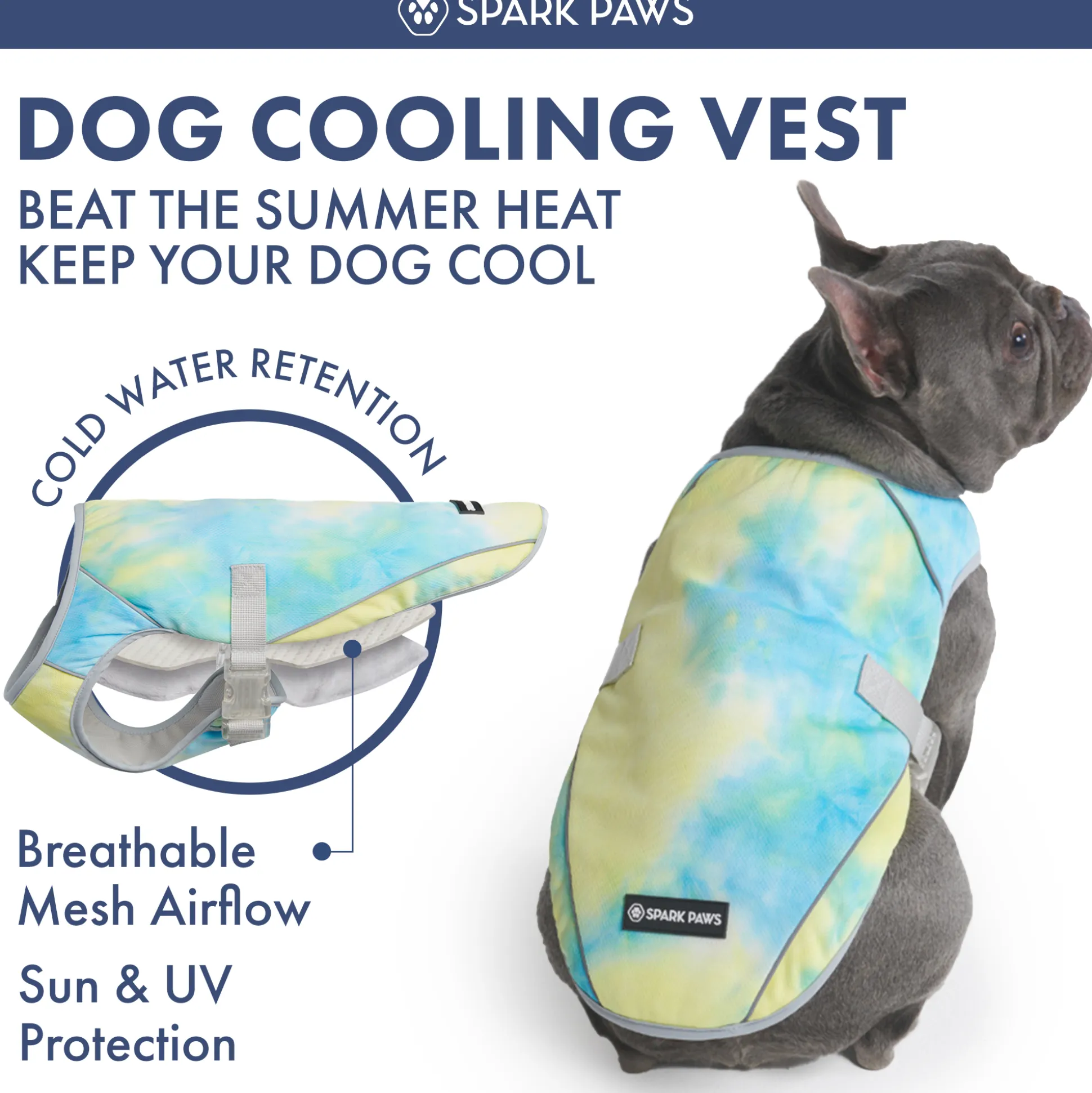 Dog Cooling Vest - Tropical Storm