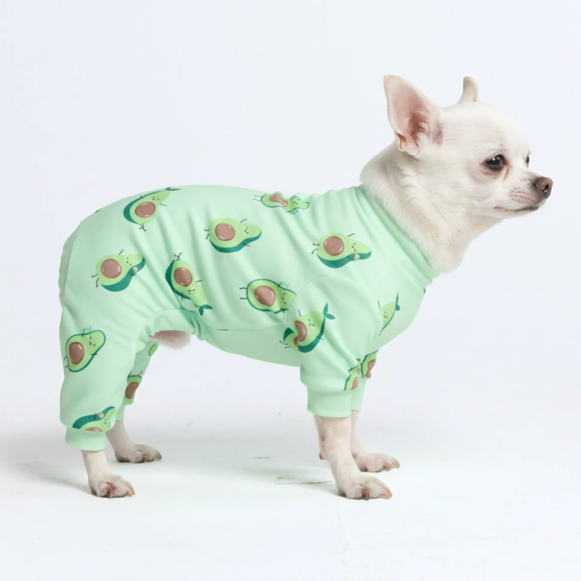 Dog Pajama - Avocado