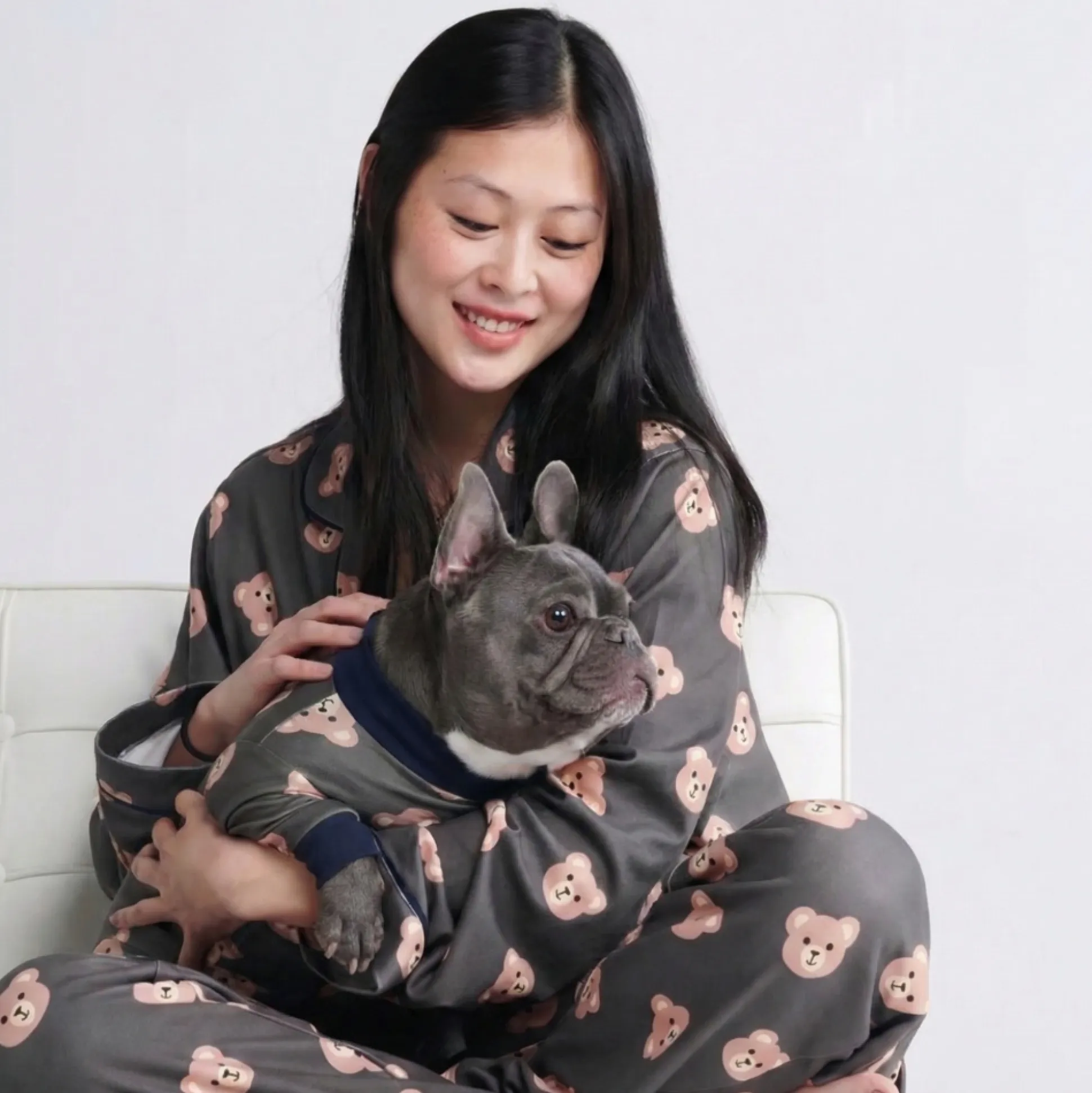 Dog Pajama - Bear Black