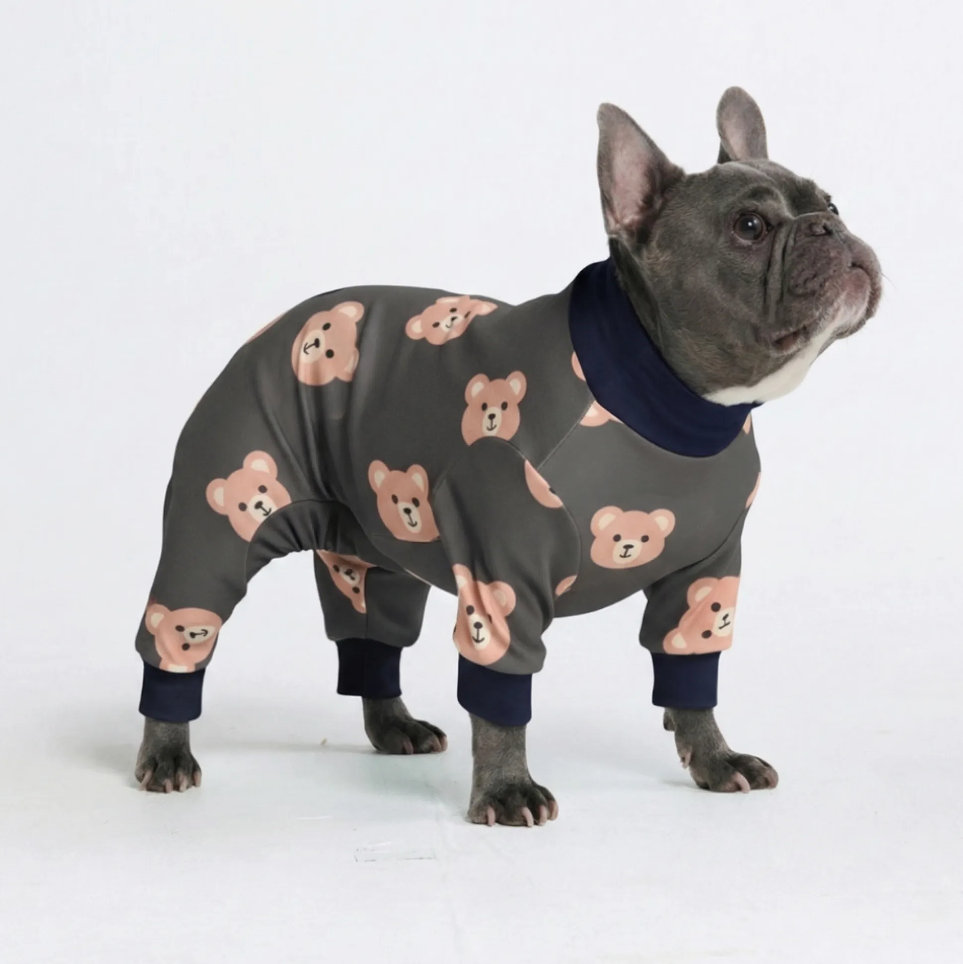 Dog Pajama - Bear Black