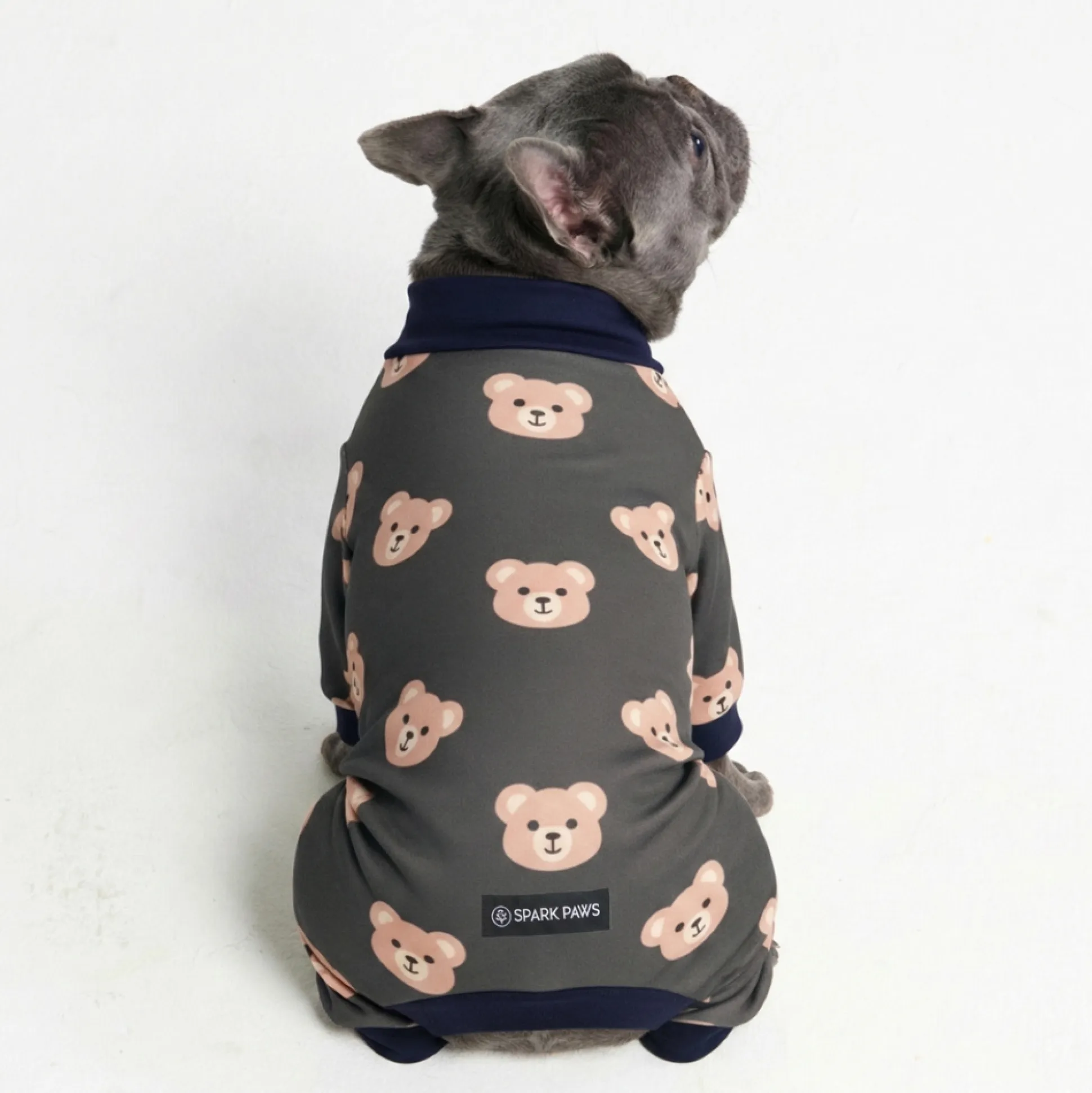 Dog Pajama - Bear Black