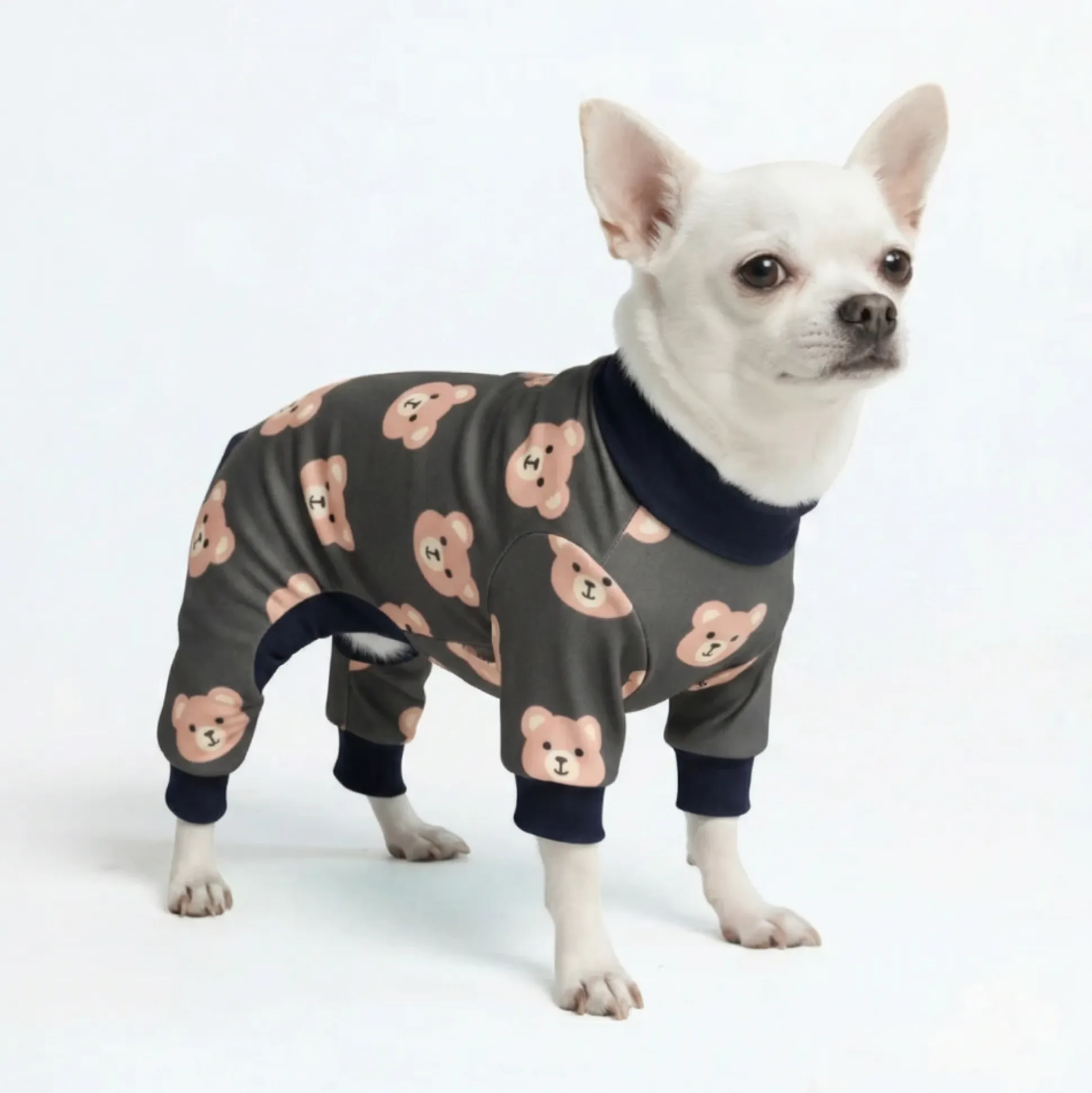 Dog Pajama - Bear Black