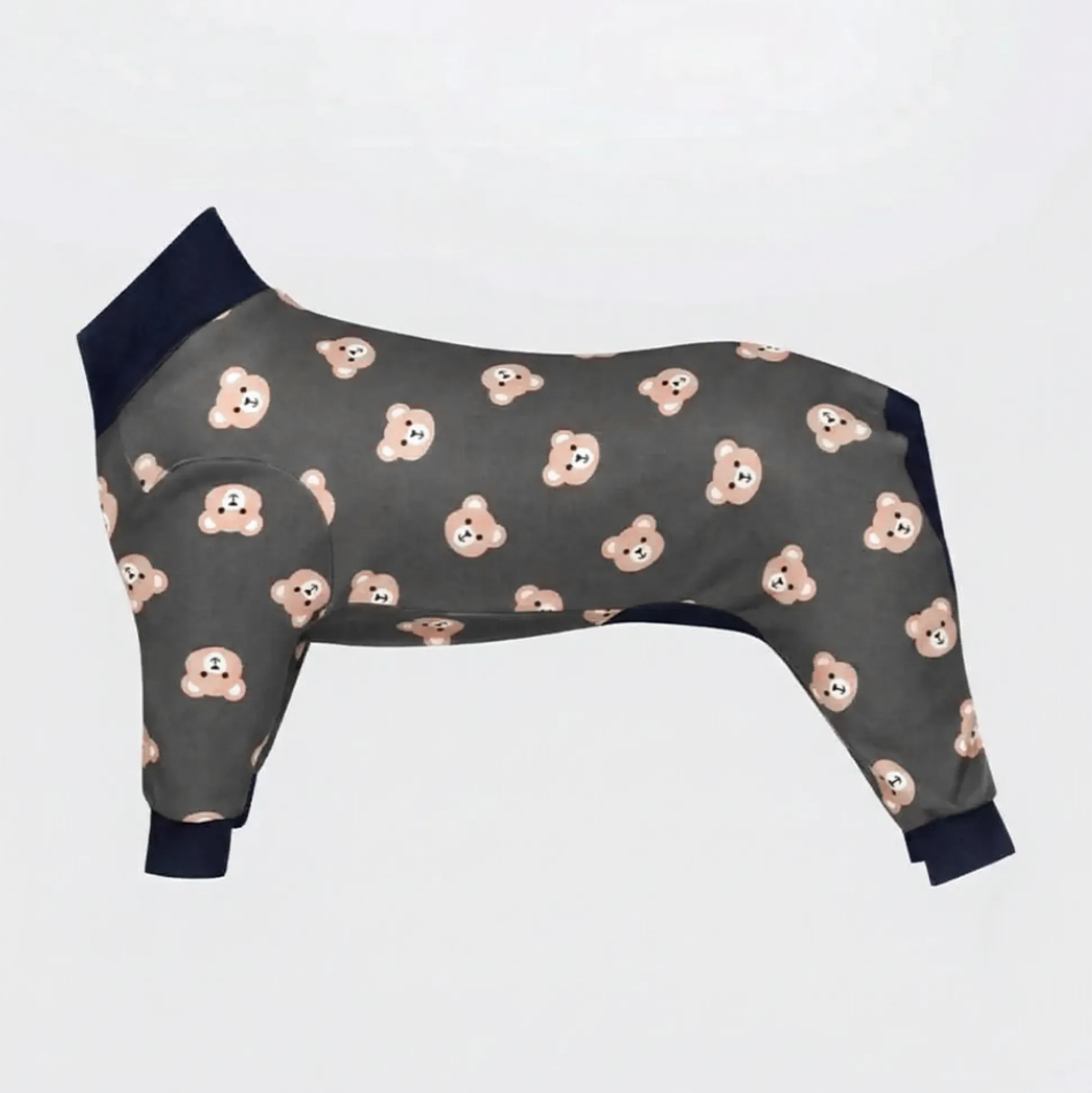 Dog Pajama - Bear Black