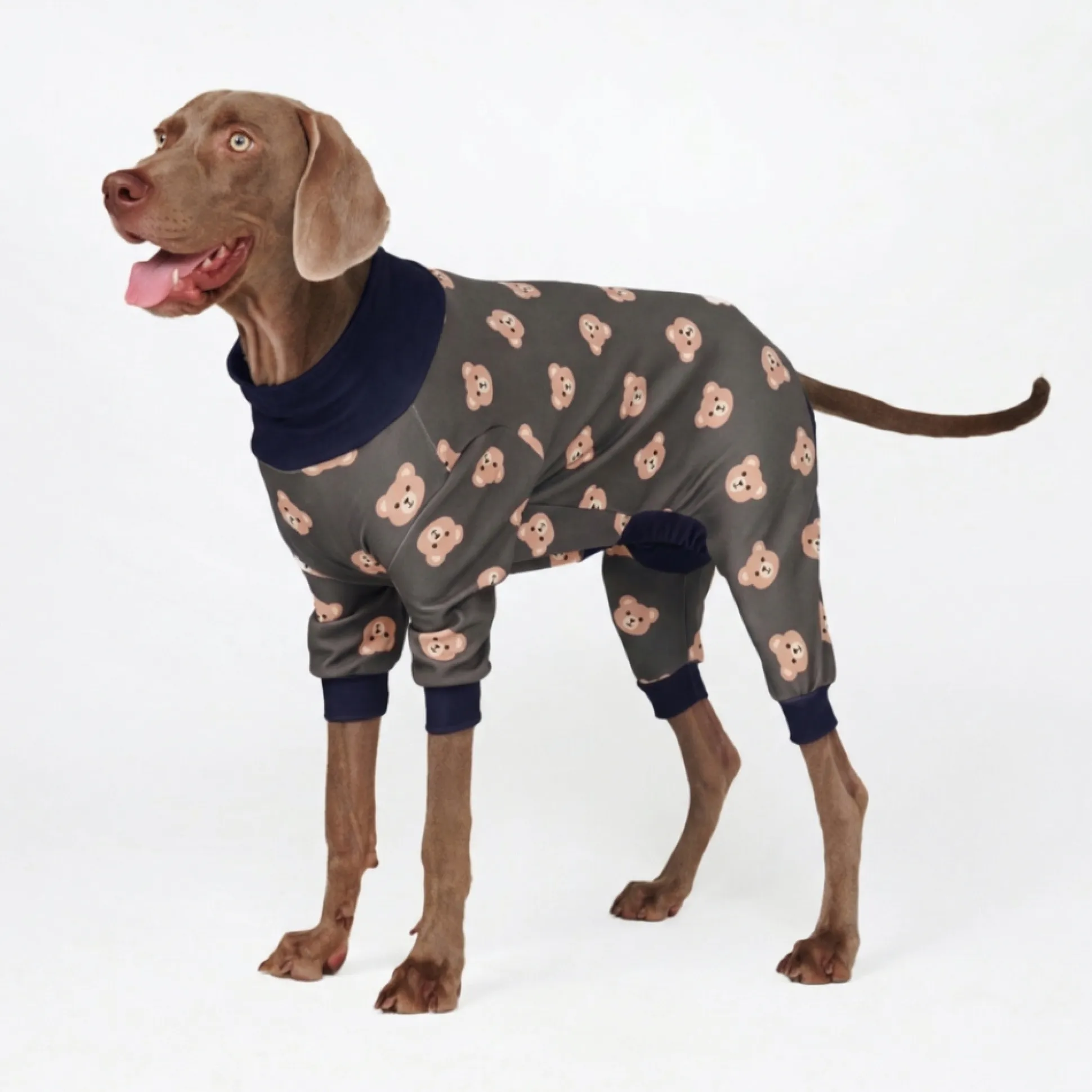 Dog Pajama - Bear Black