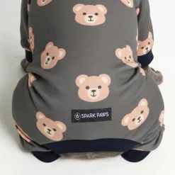 Dog Pajama - Bear Black