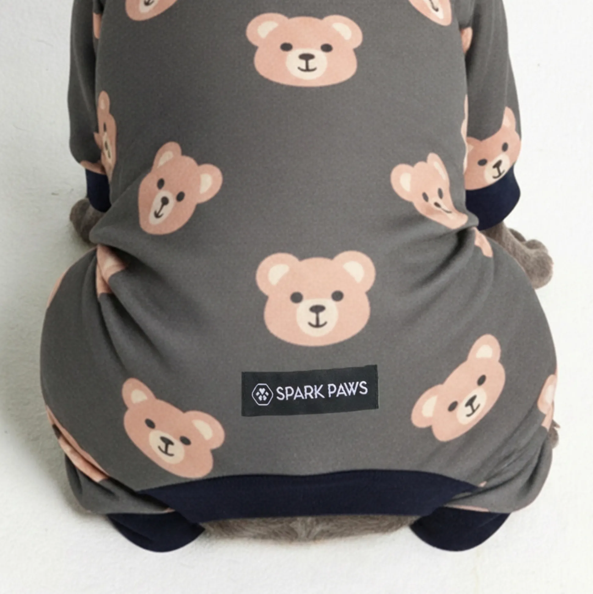 Dog Pajama - Bear Black