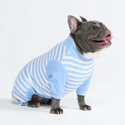 Dog Pajama - Blue Stripes