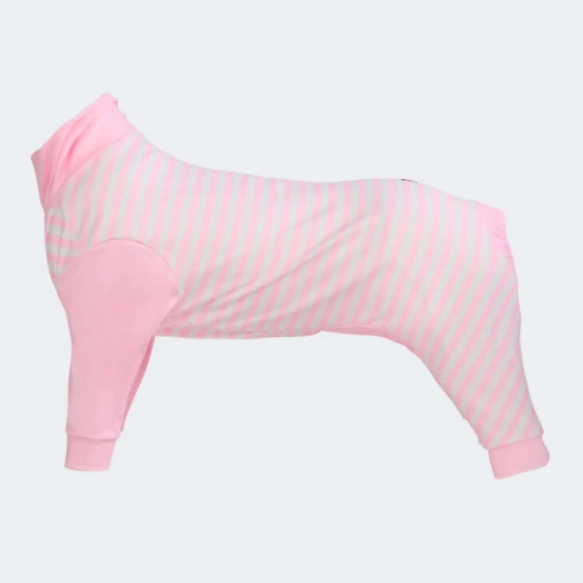 Dog Pajama - Pink Stripes