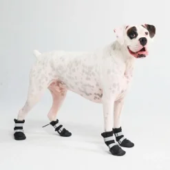 Dog Rainboots, Waterproof Dog Shoes - Black