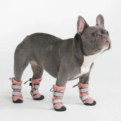 Dog Rainboots, Waterproof Dog Shoes - Pink