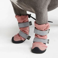 Dog Rainboots, Waterproof Dog Shoes - Pink