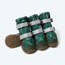 Dog Rainboots, Waterproof Dog Shoes - Green Camo