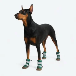 Dog Rainboots, Waterproof Dog Shoes - Green Camo
