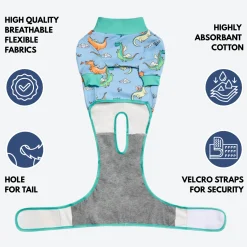 Dog Surgical Suit - Dragons