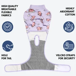 Dog Surgical Suit 2-pack