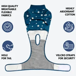 Dog Surgical Suit - Stars