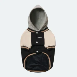 Dog Varsity Jacket - Black