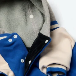 Dog Varsity Jacket - Blue