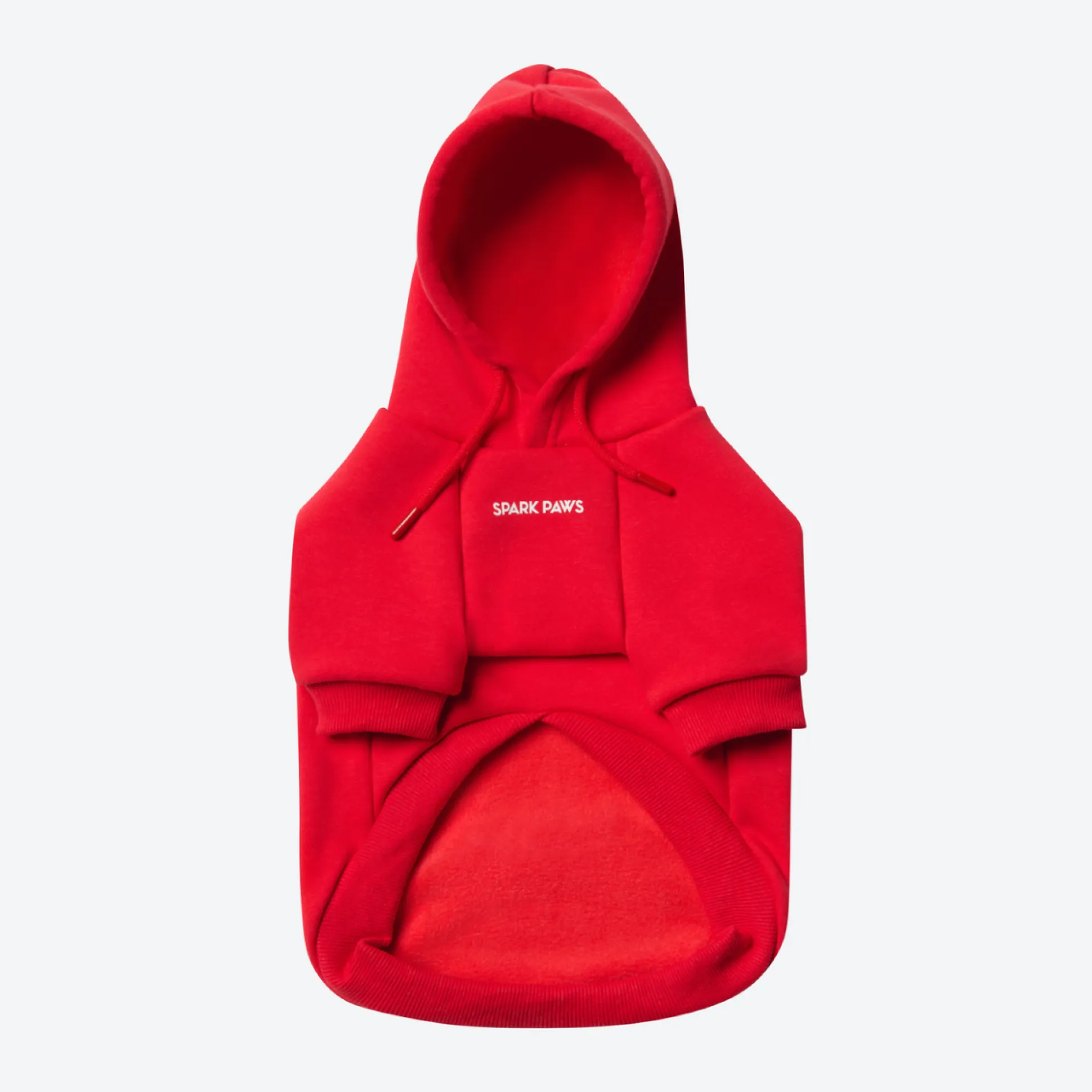 Essential Dog Hoodie - Crimson Red