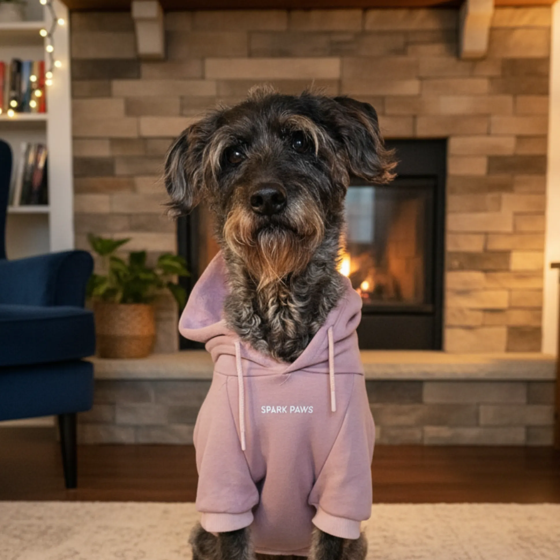 Essential Dog Hoodie - Purple Taupe