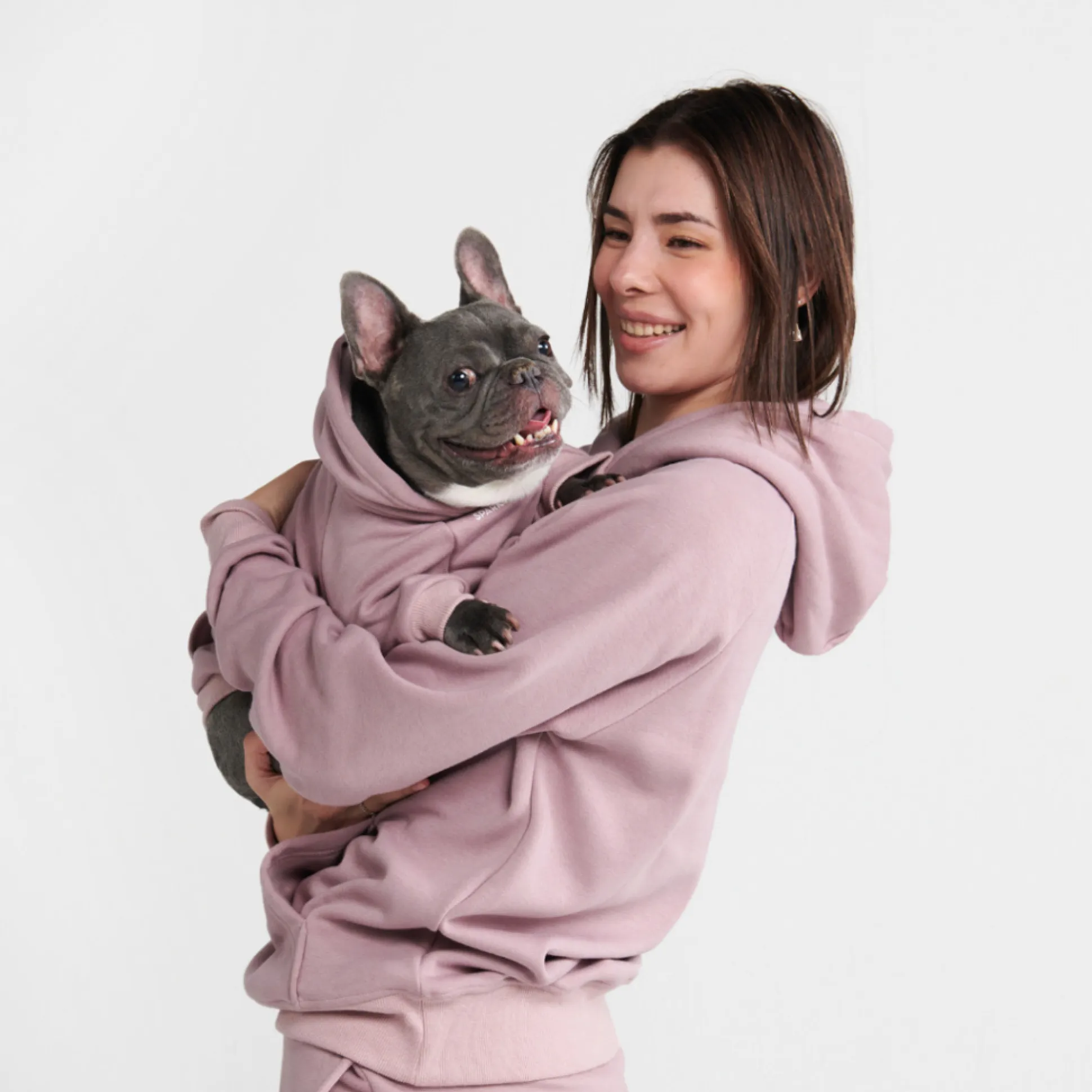 Essential Dog Hoodie - Purple Taupe