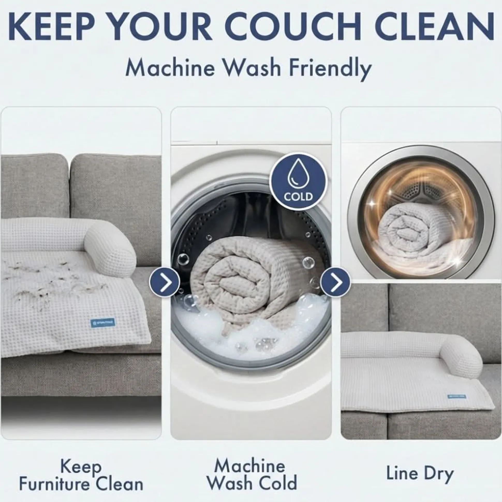 Frostcore™ Cooling Couch Cover Dog Bed