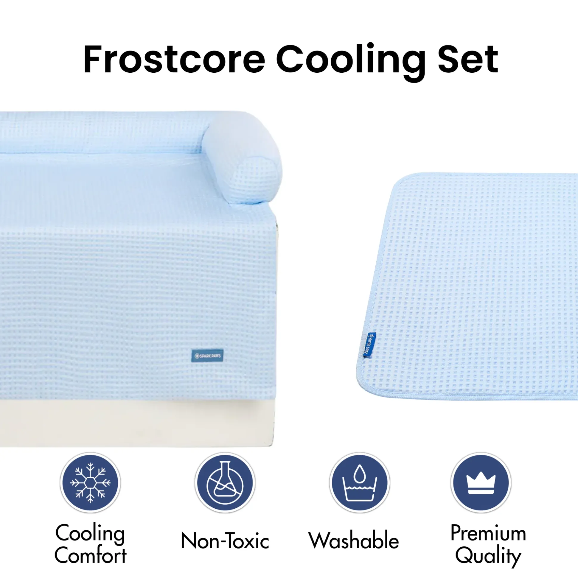 Frostcore™ Cooling Couch Cover Dog Bed and Cooling Mat Sets