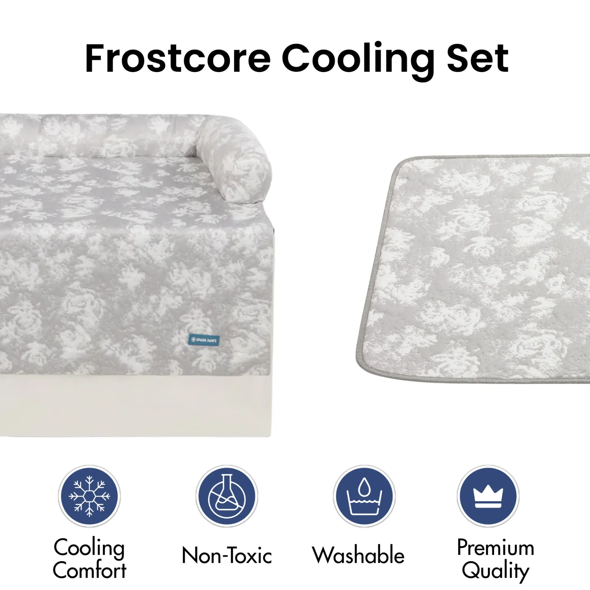 Frostcore™ Cooling Couch Cover Dog Bed and Cooling Mat Sets