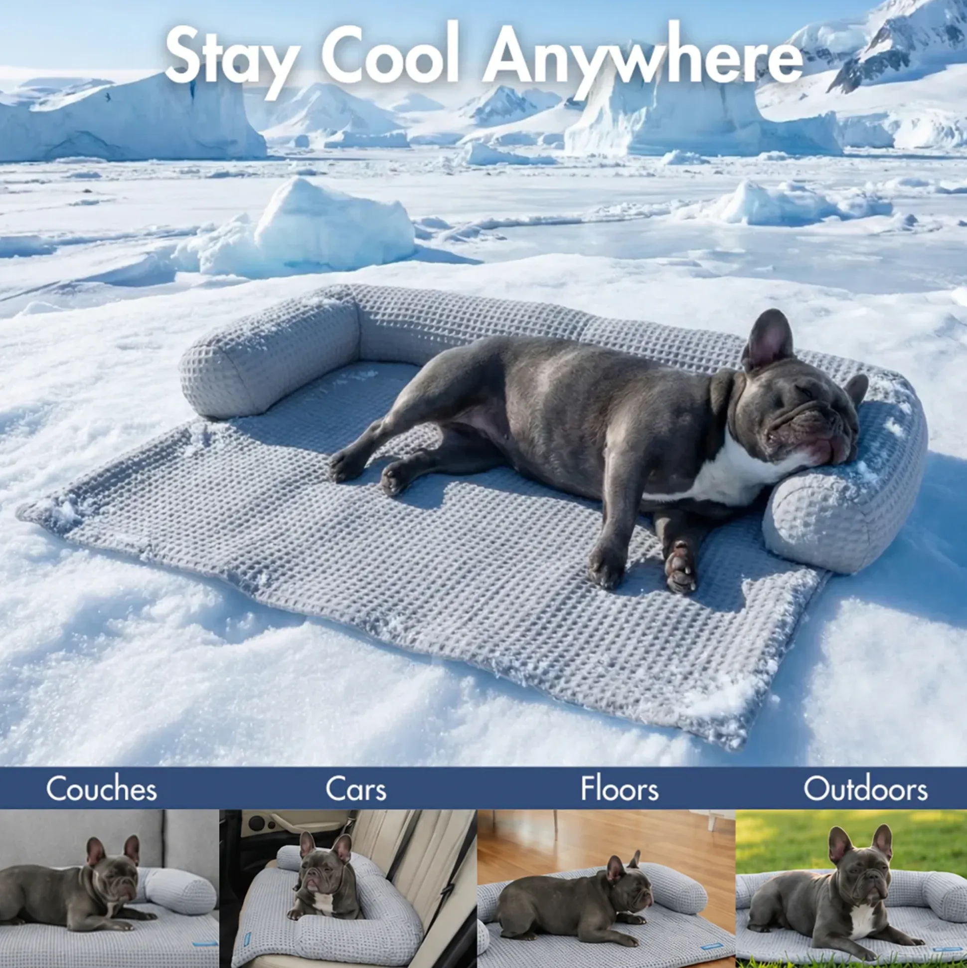 Frostcore™ Cooling Couch Cover Dog Bed and Cooling Mat Sets