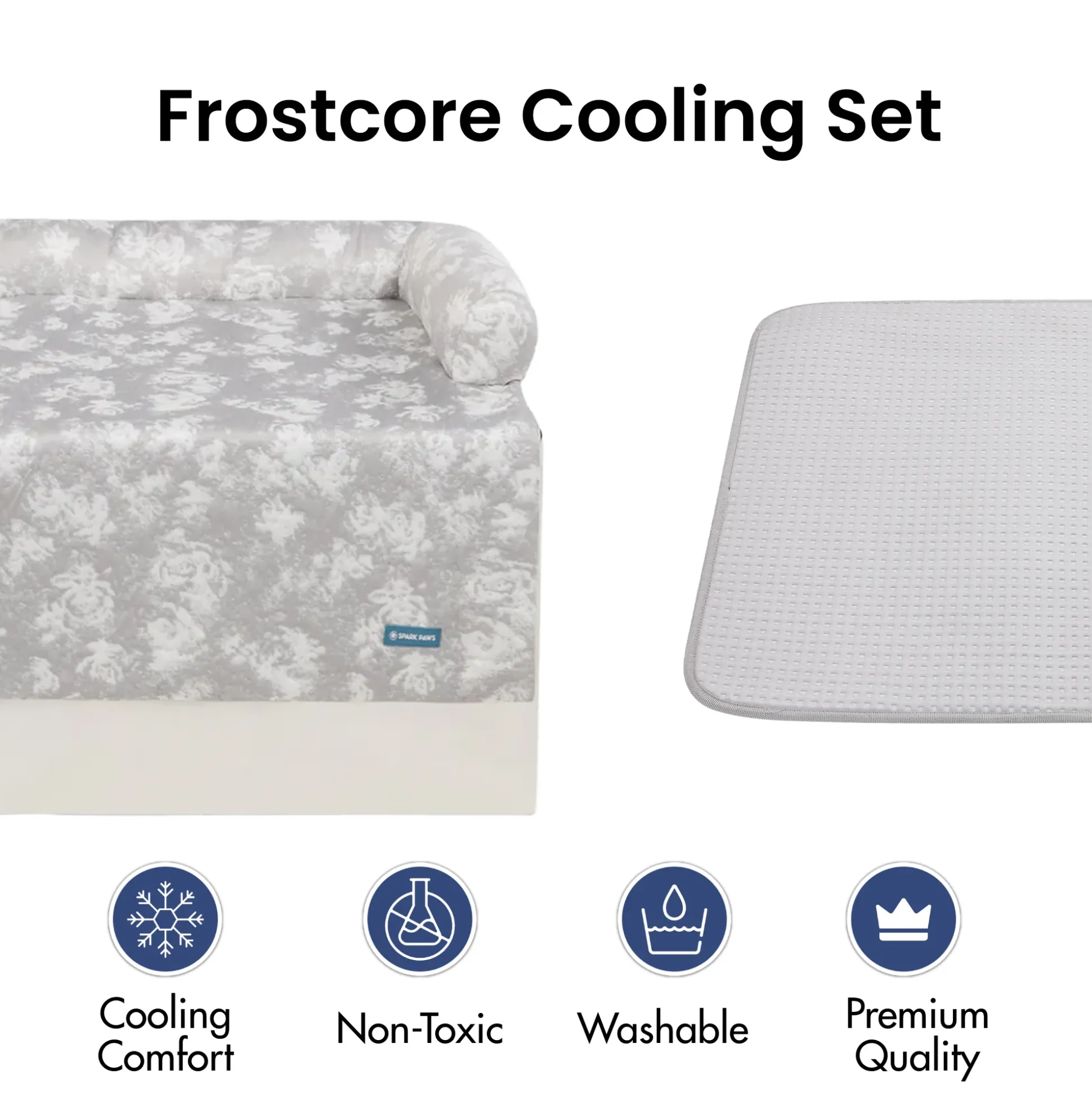 Frostcore™ Cooling Couch Cover Dog Bed and Cooling Mat Sets