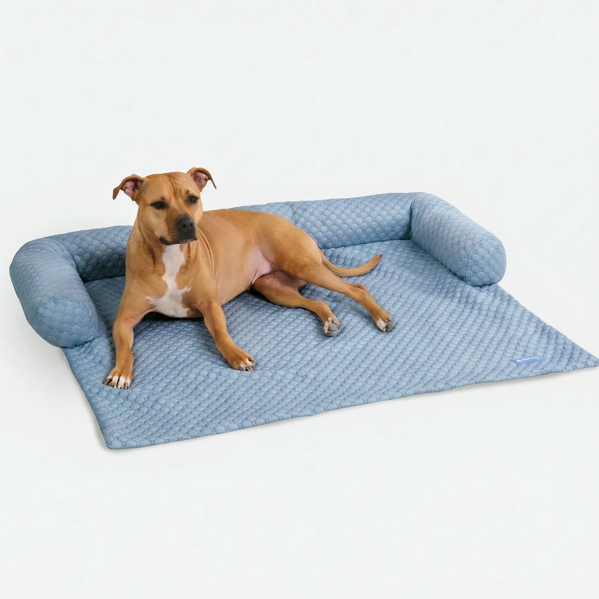 Frostcore™ Cooling Couch Cover Dog Bed - Ash Blue