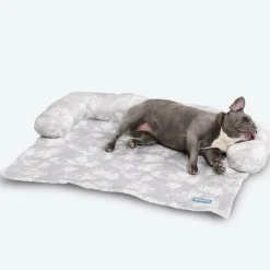 Frostcore™ Cooling Couch Cover Dog Bed - Clouds Grey