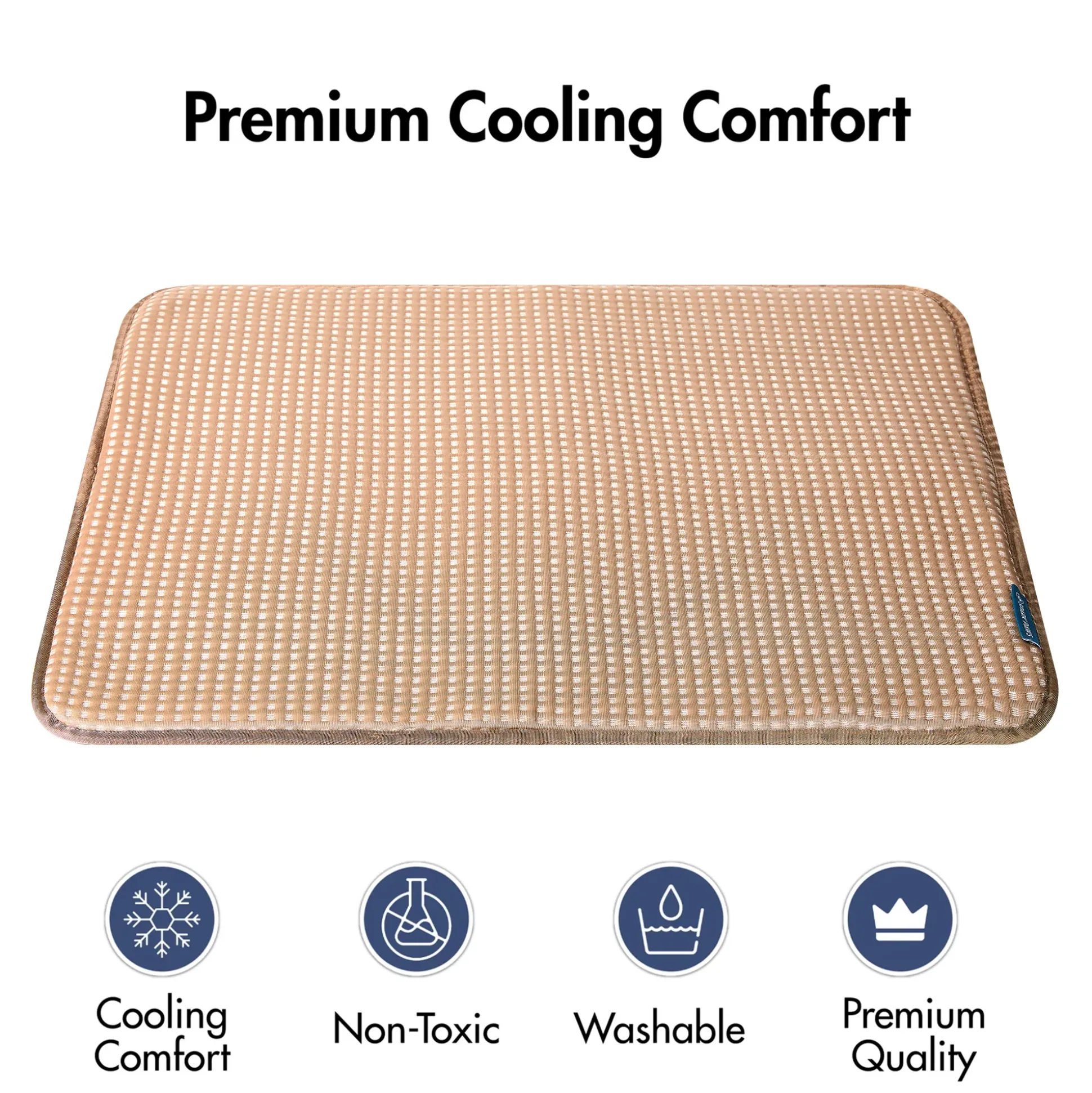 Frostcore™ Cooling Mat - Waffle Brown