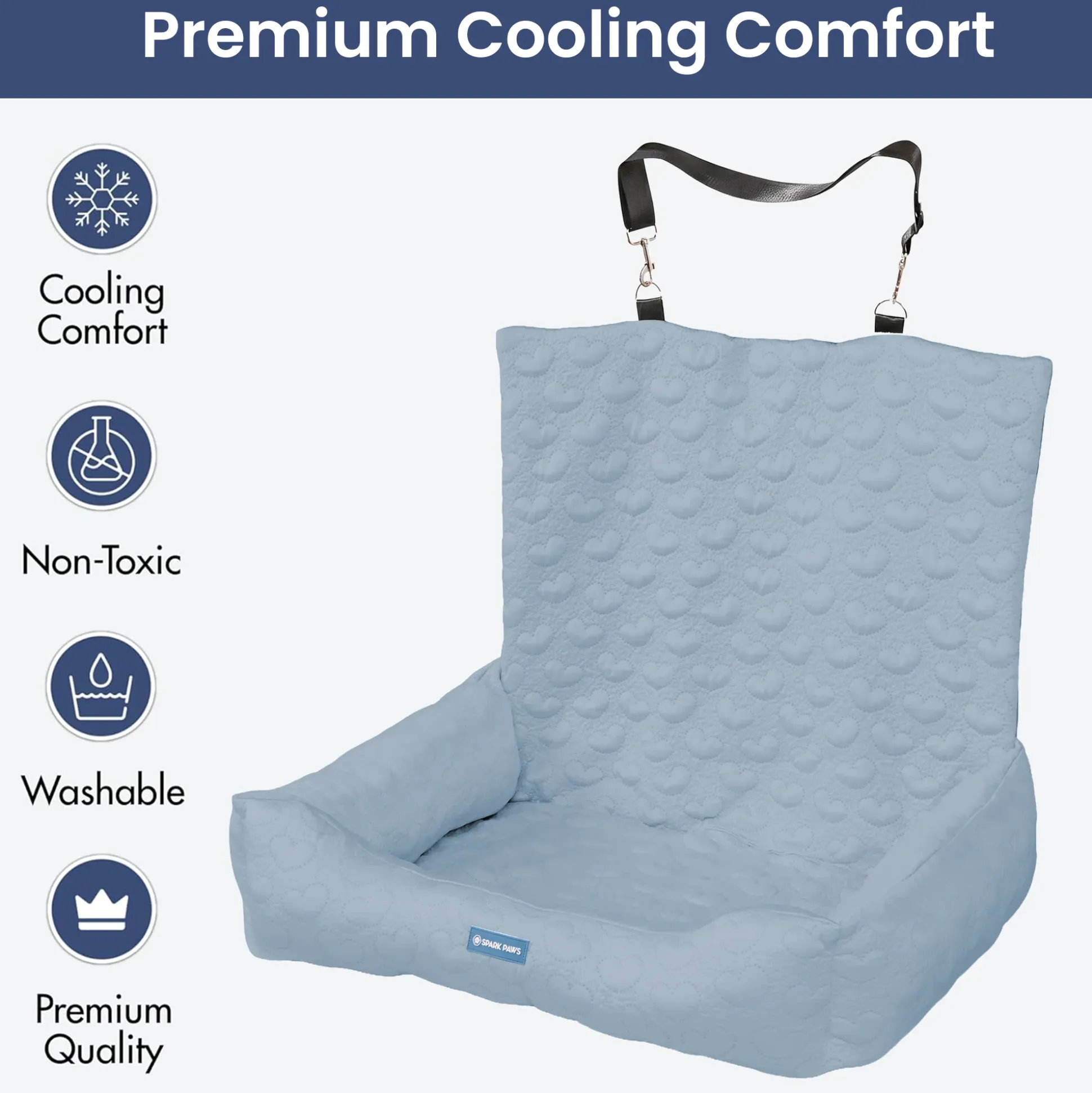 Frostcore™ Dog Cooling Car Seat Beds