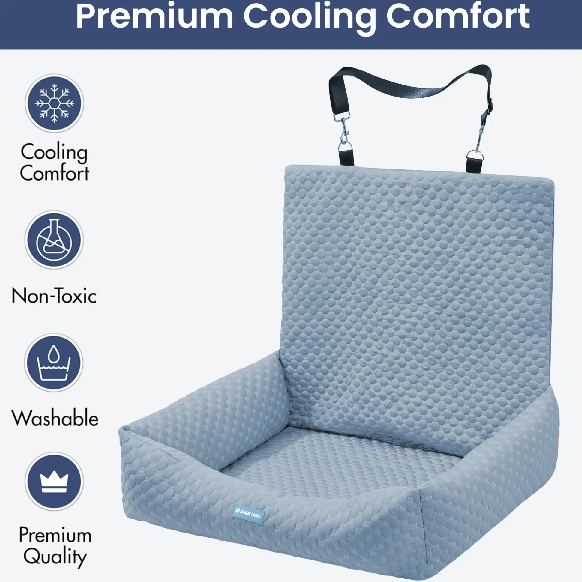 Frostcore™ Dog Cooling Car Seat Beds