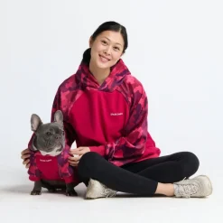 Fuchsia Camo Human Hoodie