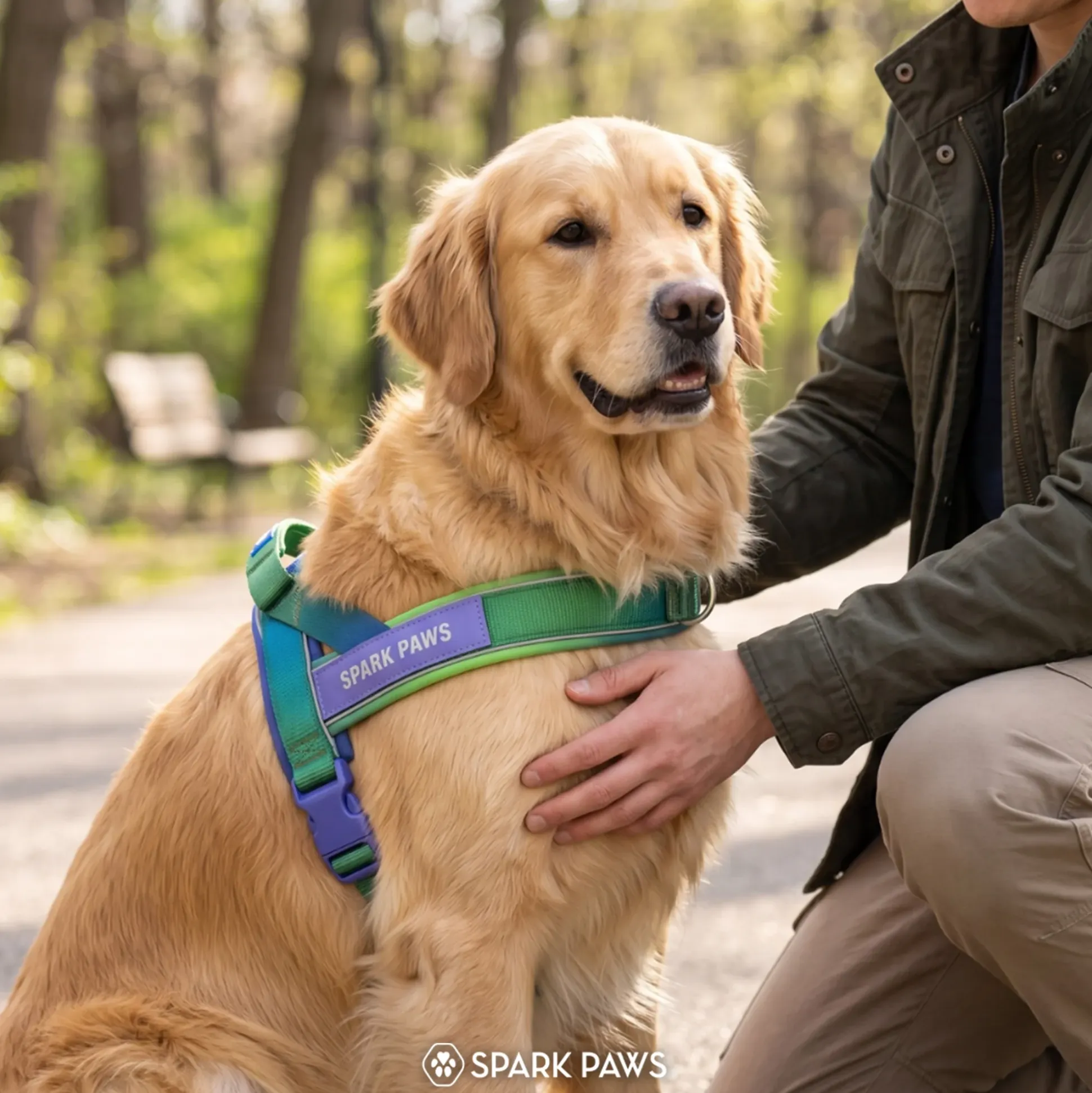 Grab & Go Harness - Lime Wave