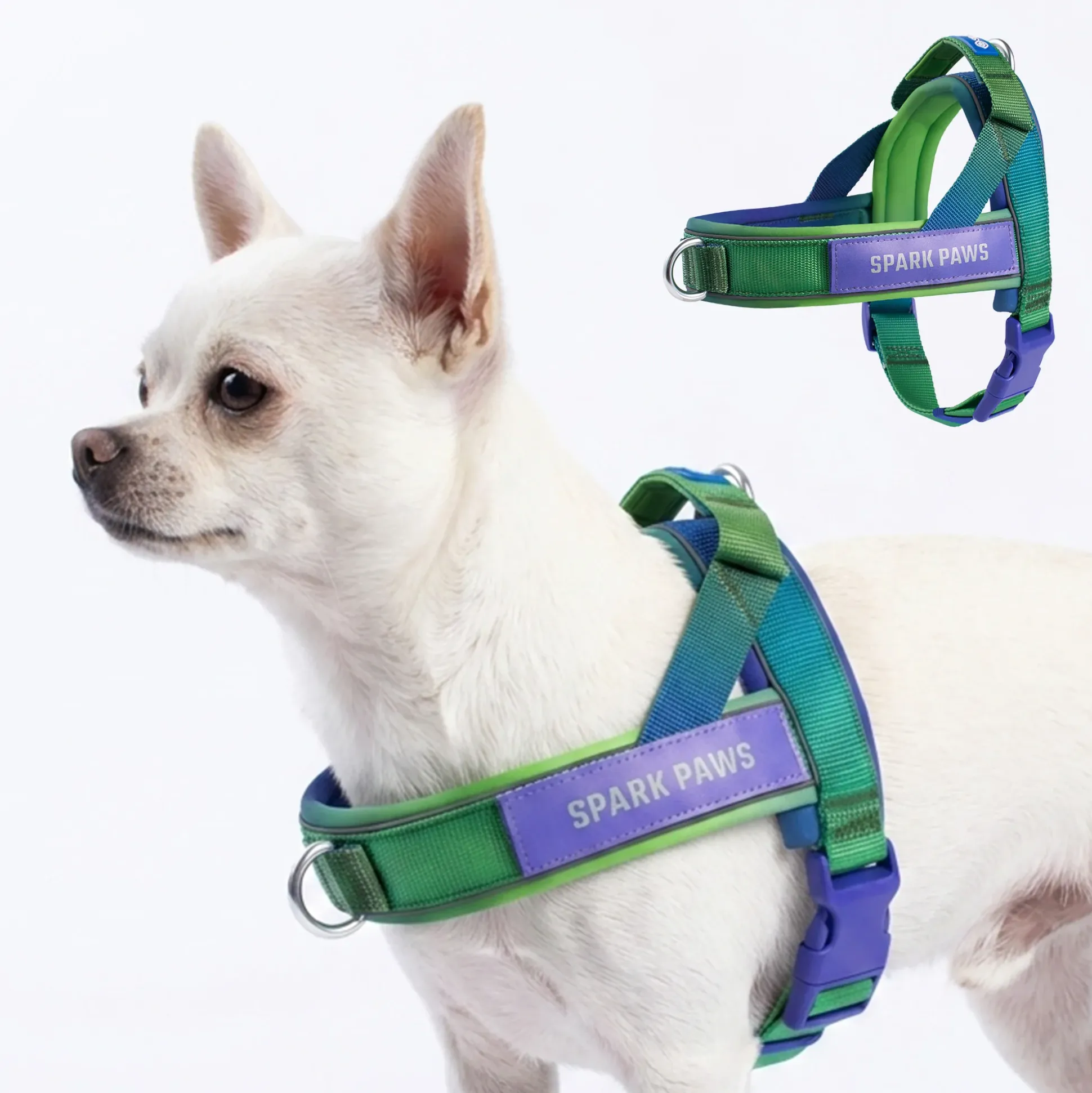 Grab & Go Harness - Lime Wave