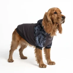 Grey Camo Dog Hoodie